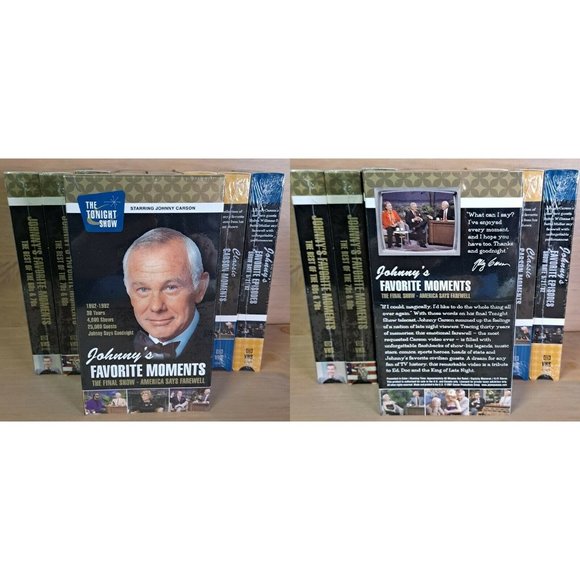 Johnny Carson Club The Tonight Show VHS Lot of 9 The Final Show Some Sealed - Picture 5 of 11